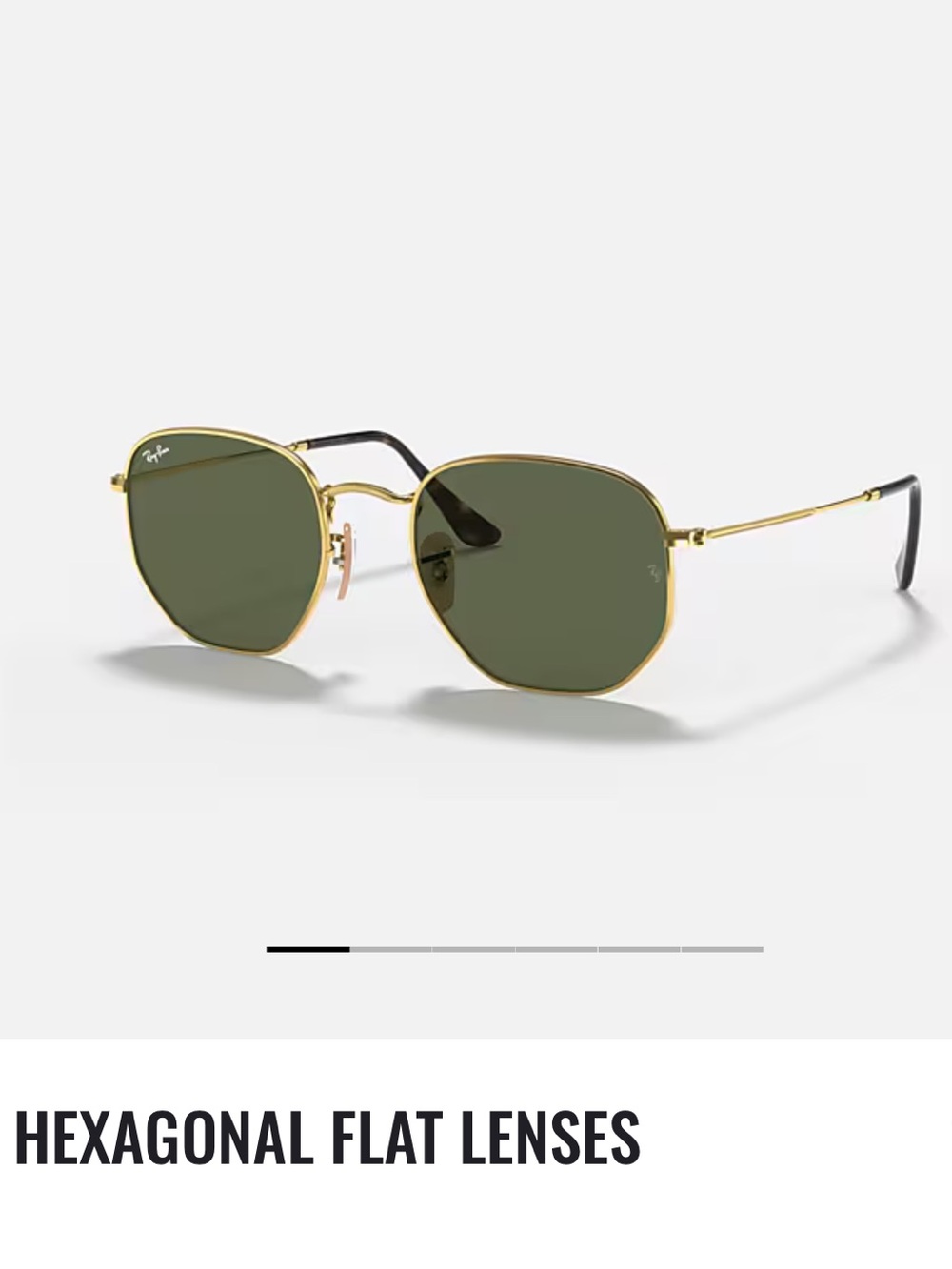 Ray-Ban Hexagonal Flat Lenses Sunglasses